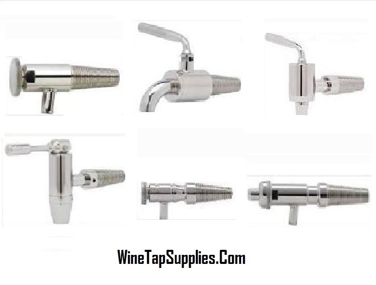 Quality winery taps for wine barrels